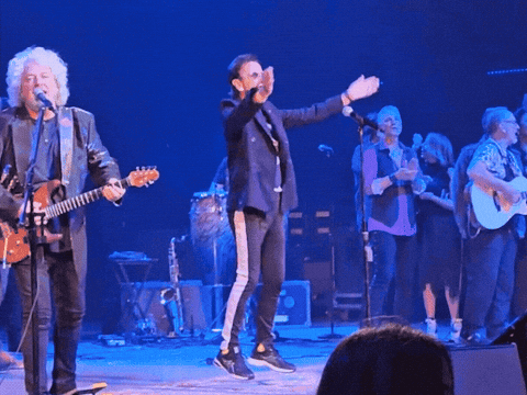 Jumping Ringo Starr GIF by Ringo Peace and Love