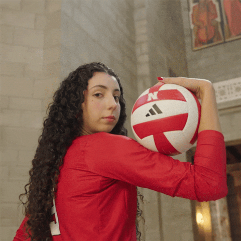 Nebraska Volleyball GIF by Huskers