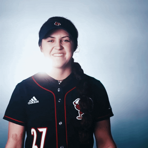 University Of Louisville Softball GIF by Louisville Cardinals