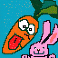 Rabbit Carrot GIF by The LSD Hotel