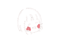 おんなのこ Sticker