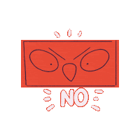 AnimalCreativo21 no angry red pollo Sticker