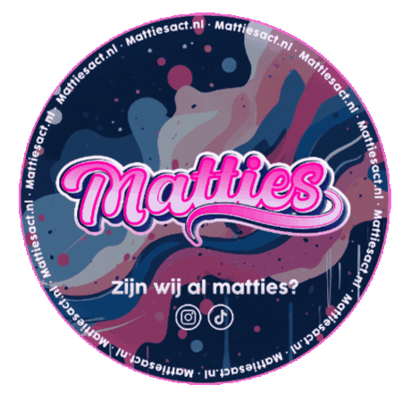 Matties Sticker Sticker by GoRocket