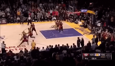 giphygifmaker nba 3 lakers clutch GIF