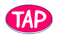 Tap Here Sticker by Atentamente Victoria