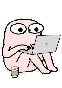 Stressed Coffee Sticker by KETNIPZ