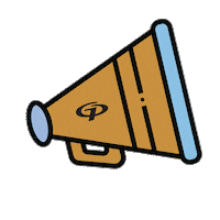 Cheer Megaphone Sticker by Grace Prep Academy