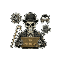 Skull Impresionado Sticker
