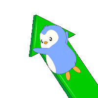 Pump It Crypto Sticker by Pudgy Penguins