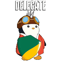 Penguin Safety Sticker by Pudgy Penguins