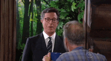 Surprised Stephen Colbert GIF by The Late Show With Stephen Colbert