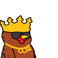 COQINU money bling coq bokbok Sticker
