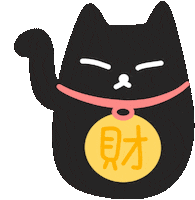 Lucky Cat Sticker
