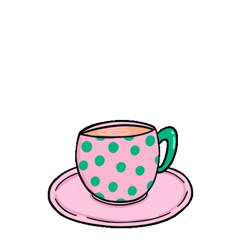 Coffee Tea Sticker by Sophie Rose Brampton