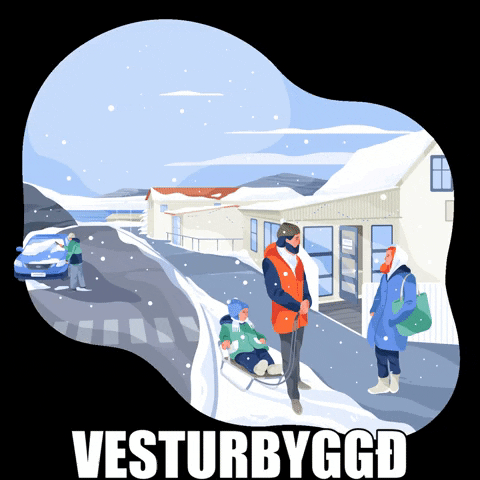 vesturbyggd giphygifmaker snow vesturbyggð vesturbyggd GIF