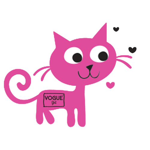 voguegirlnl fun kiss cats girls Sticker