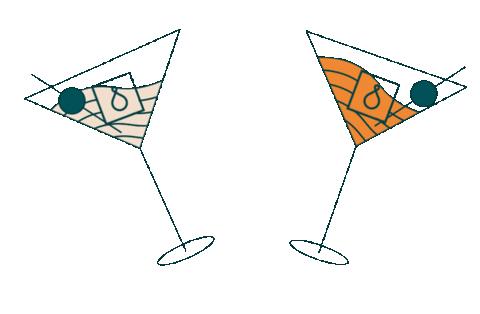 Cheers Drinking Sticker by VinePair