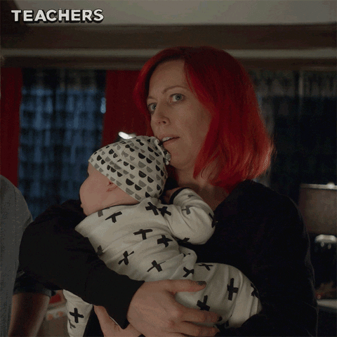 baby school GIF by Teachers on TV Land