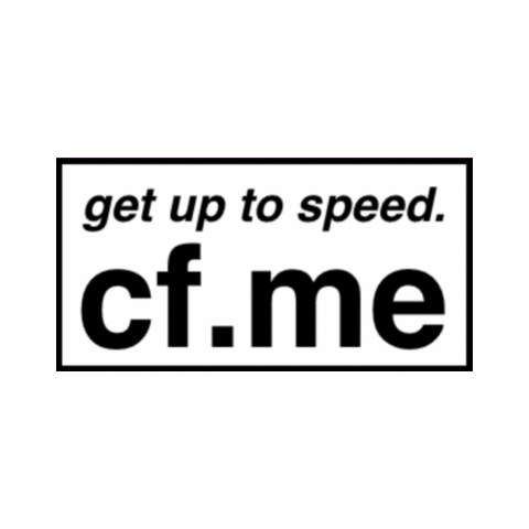 cf_dot_me news black and white story cf Sticker