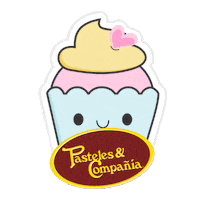 pastelesycompania food comida pastel cupcake Sticker