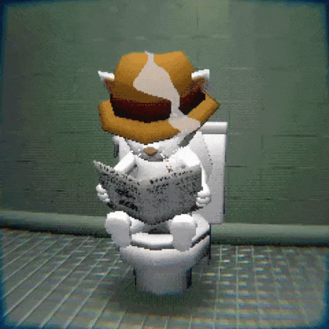 Toilet Newspaper GIF