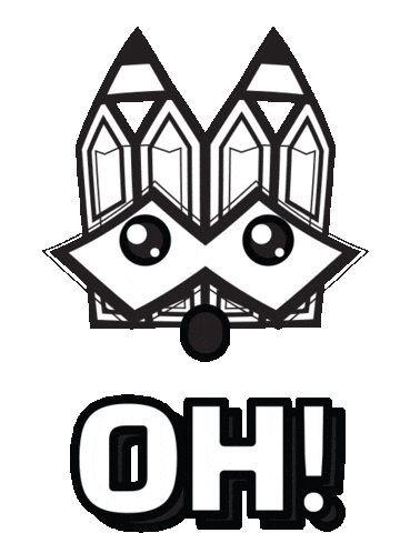 Dee Omg Sticker by Stamatia Alexaki