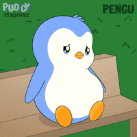 Sad Good Bye GIF by Pudgy Penguins