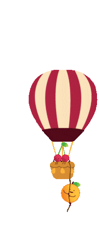 Orange Balloon Sticker by HeyAvo