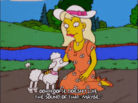 the simpsons dog GIF