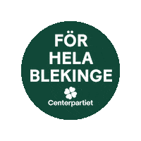 Blekinge Sticker by Centerpartiet