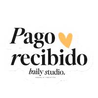 bailystudio bailystudio pago recibido Sticker