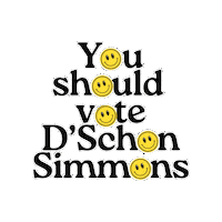 Vote Simmons Sticker by Oklahoma DECA