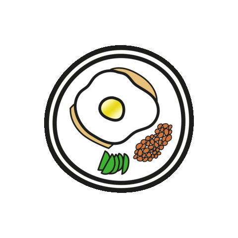 breakfast powerluft Sticker by ByKPP