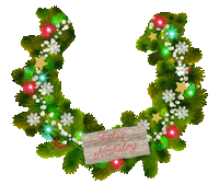 Merry Christmas Dog Sticker by Rhino Records