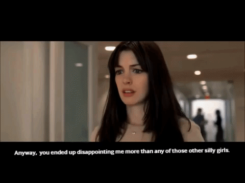 disappointed the devil wears prada GIF