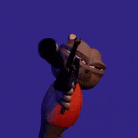 Shooting Machine Gun GIF by Bobo Memes