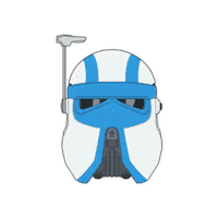 Clone Wars Helmet Sticker