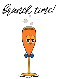 Sparkling Wine Champagne Sticker by Basic Brunchcast