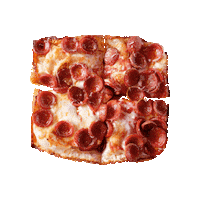 SquarePieCity pizza pepperoni square pie Sticker