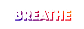 breathe mental health Sticker by WE RISE
