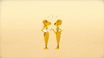 remusandkiki animation women talking berlin GIF