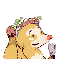 Astrohouse radio serie linda animacion Sticker