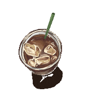 CloudCafe coffee cold brew cloud cafe Sticker