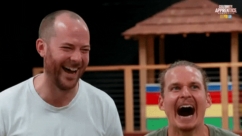 Laugh Will GIF by Celebrity Apprentice Australia