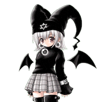 noa_boyee anime kawaii witch spinning Sticker