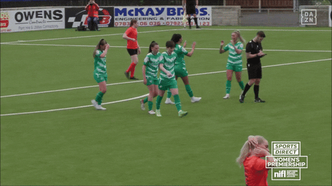 Well Done Celebration GIF by Cliftonville Football Club