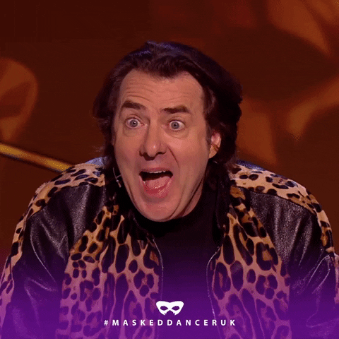 Shock Omg GIF by The Masked Singer UK & The Masked Dancer UK