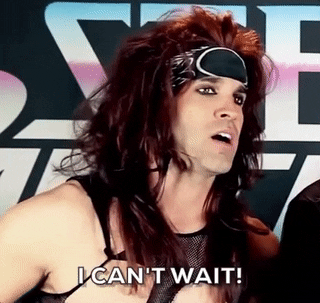 excited steel panther GIF