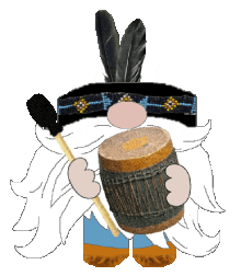 Native American Gnome Sticker