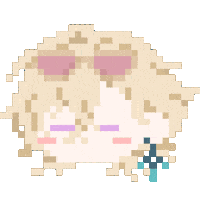 Pixel Aventurine Sticker